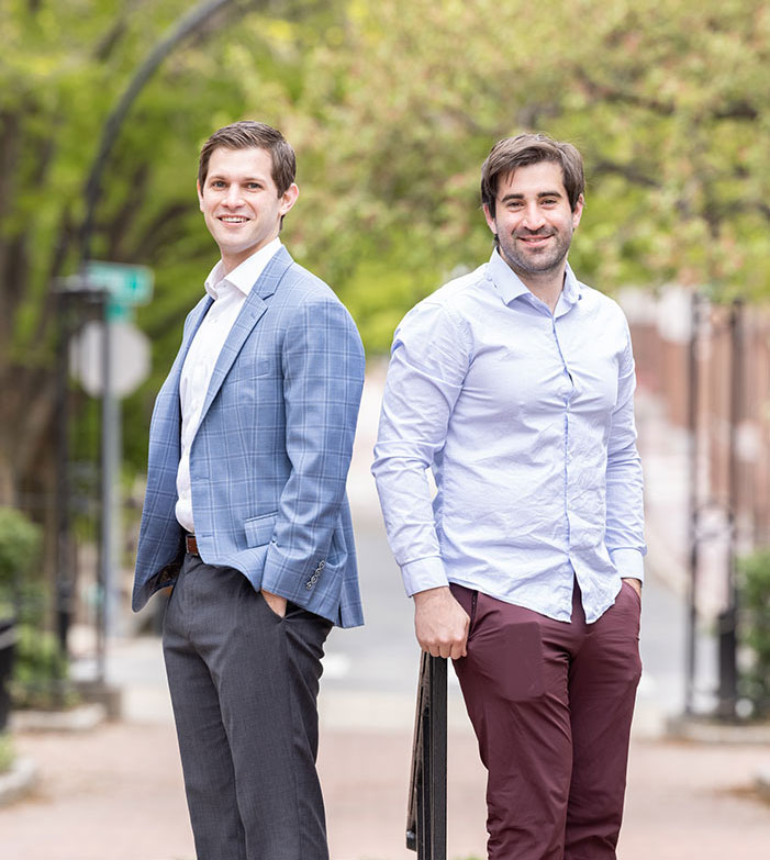 Picture of Josh Cohen & Justin Klee standing