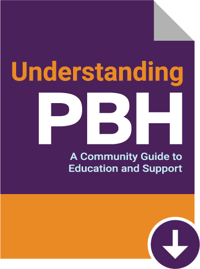 Graphic depicting the educational PBH guide, available for download as a PDF